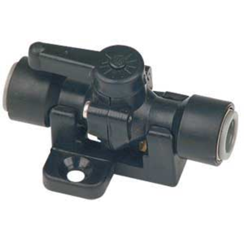Micro Matic 808011KS 0.31" x 0.31" John Guest Wall Bracket Shut-Off