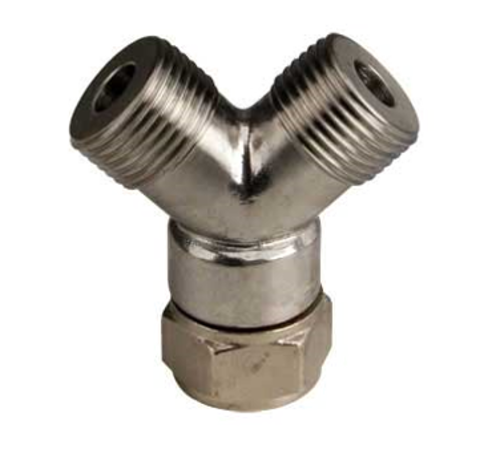 Micro Matic 898B 0.38" I.D. Bore Beer "Y" Fitting
