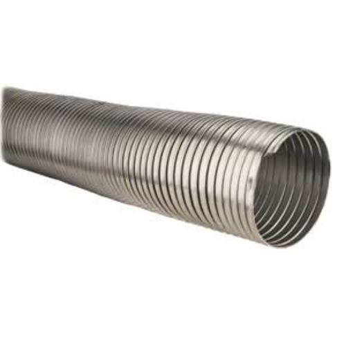 Micro Matic BE-1630-4 25 Ft. x 4" O.D. Aluminum Flexible Duct Tubing