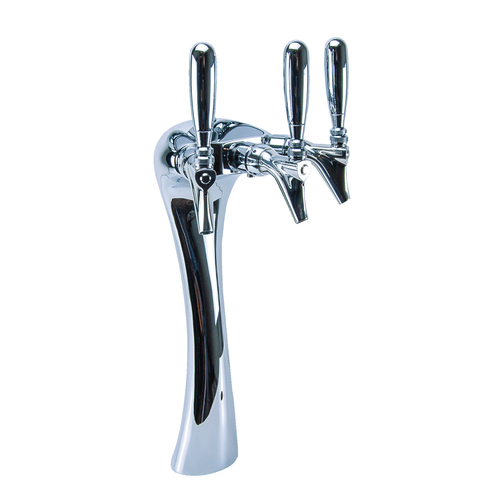 Micro Matic A-G5-3-C-G Chrome 3 Faucets Anaconda Draft Tower