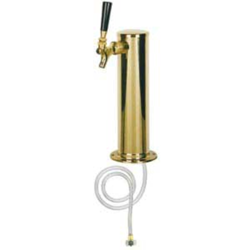 Micro Matic D4743T-PVD Brass 1 Faucet Column Draft Beer Tower