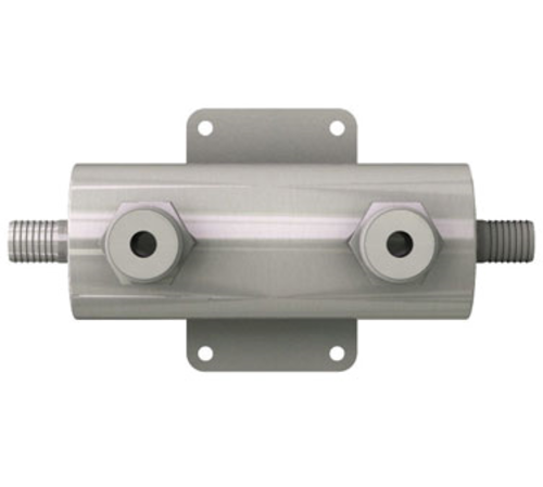 Micro Matic 2838 Pass Thru 0.5" Barb Inlet and Outlet 2 Station Beer Manifold