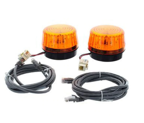 Micro Matic CM-1026 2 Strobes and Cables Amber Strobe Kit