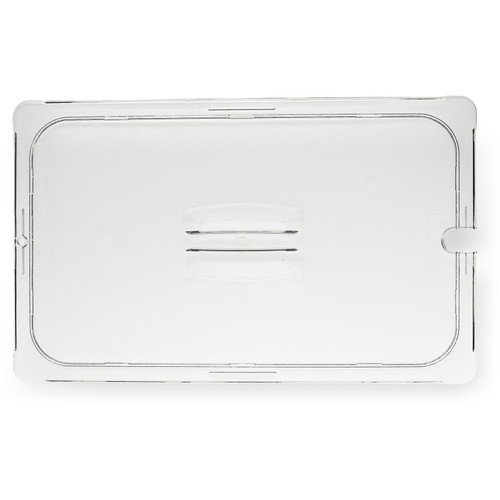 Carlisle 10211U07 StorPlus Universal 20.75" W Clear Polycarbonate Lid Only for Full Size Food Pan