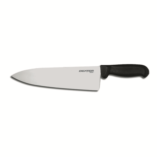 Dexter 31630 Basics 10" High-Carbon Steel Blade (P94831B) Chef's and Cook's Knife with Black Polypropylene Handle - 12 per Case