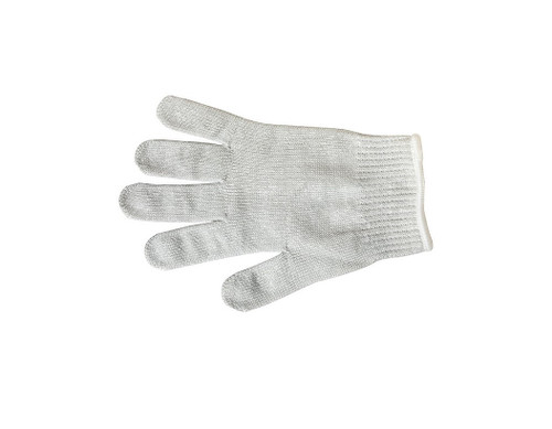 Mercer M33413L Millennia Large White Stainless Steel Cut Glove - 12 per Case