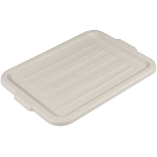 Carlisle 4401223 20" L Gray Polypropylene Snap-On Comfort Curve Universal Bus Box Lid