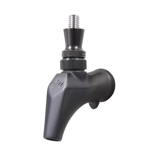 Krowne BC-450 MasterTap 1.12" L Black Gun Metal Standard Beer Faucet