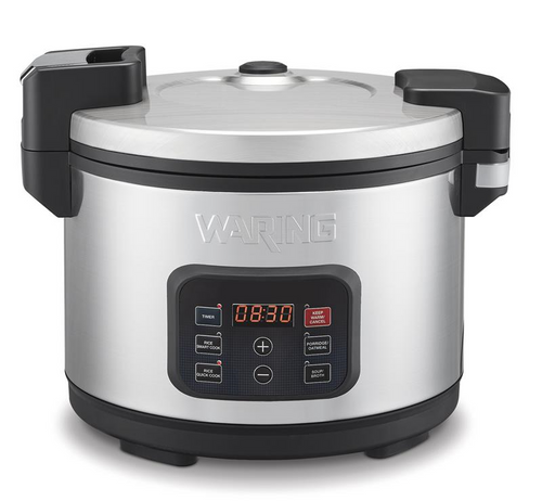 Waring WRC40 40 Cups Ceramic Coated Electric Commercial Rice Cooker and Warmer - 120 Volts