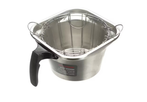 Fetco B002280B1 8.9" W Stainless Steel Brew Basket with Clips