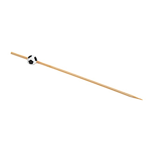 FOH AST026MUB83 4.5" Bamboo Soccer Ball Top Servewise Disposable Picks