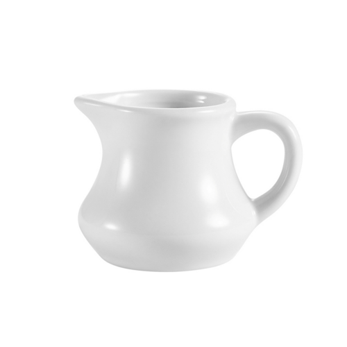 CAC China PC-6 6 Oz. Super White Porcelain Accessories Creamer (3 Dozen)