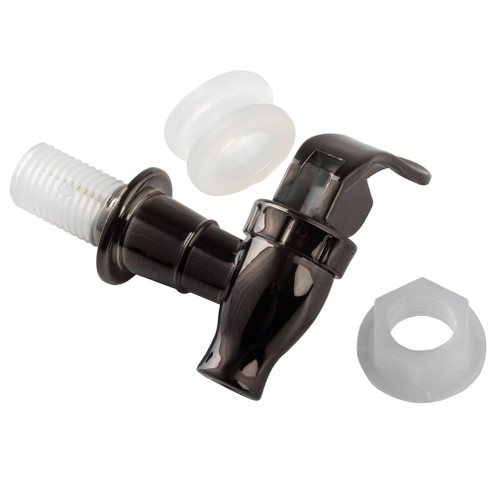 TableCraft Products 10173 Black Plated Plastic For Beverage Dispenser Replacement Faucet