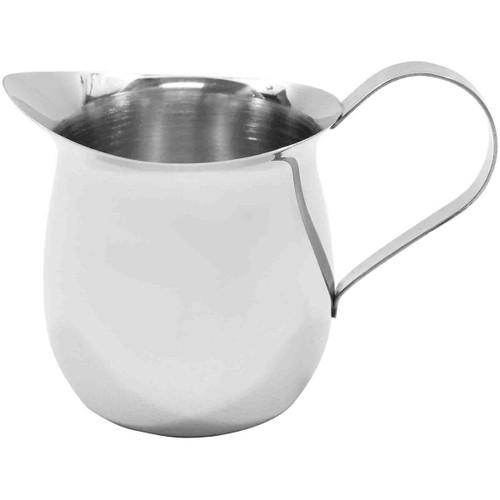TableCraft Products 2312 12 Oz. Stainless Steel With Handle Bell Creamer
