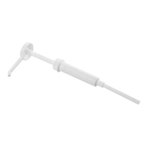 TableCraft Products C66238 1 Oz. White Plastic Cash & Carry Syrup Pump Only