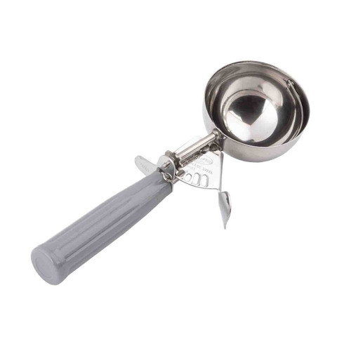 TableCraft Products 2108 4 Oz. Stainless Steel Gray Cash & Carry Thumb Press Disher