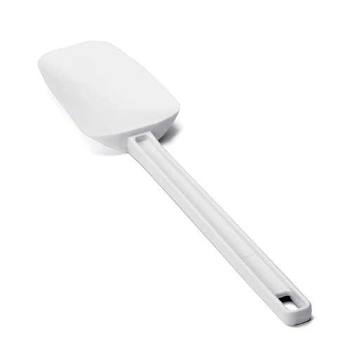 TableCraft Products 2514 13.5" Spoon Shaped White Spatula