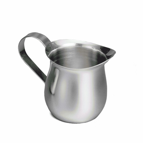 TableCraft Products 2303 3 Oz. Stainless Steel With Handle Bell Creamer