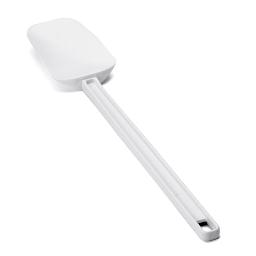 TableCraft Products 2516 16.5" Spoon Shaped White Spatula