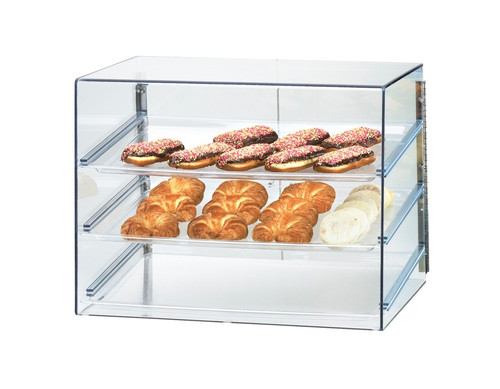 Cal-Mil 1202 27" W x 20" D x 20" H 3 Tiers Full Service Slanted Front Classic Display Case