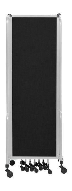 National Public Seating RDG6-9 ROBO Series 9 Sections Gray Frame Polyethylene Terephthalate Portable Room Divider