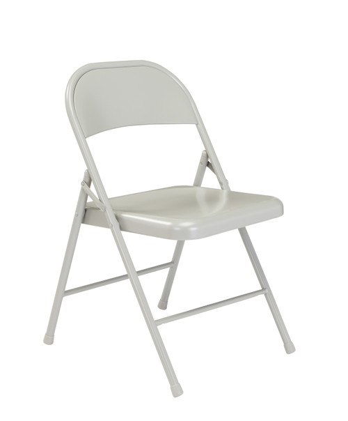 National Public Seating 902 900 Series 18.5" W Gray All-Steel Folding Chair