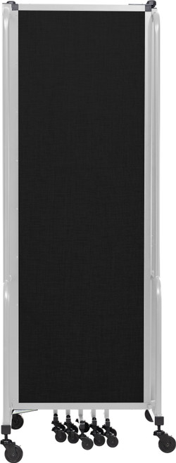 National Public Seating RDG6-7 ROBO Series 7 Sections Gray Frame Polyethylene Terephthalate Portable Room Divider