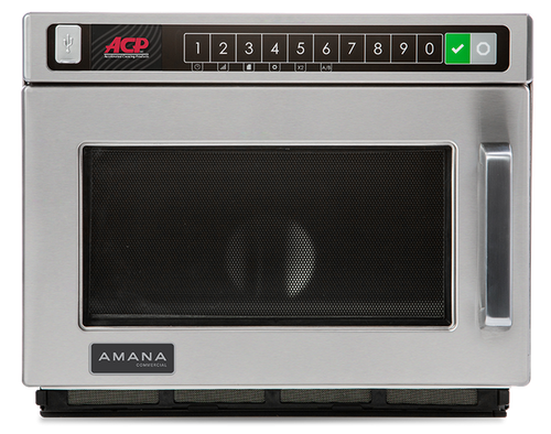Amana HDC1015 HDC Series 16.5" W Stainless Steel Countertop Heavy Duty C-Max Microwave Oven - 120 Volts, 1610 Watts