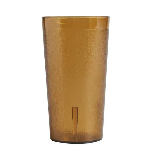 Cambro 3200P2153 32 Oz. SAN Amber Colorware Tumbler - 24/Case