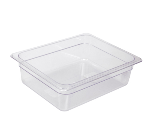 Crestware FP22 1/2 Size Clear Polycarbonate Food Pan