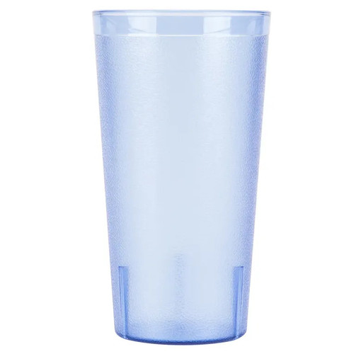 Cambro 3200P2401 32 Oz. SAN Slate Blue Colorware Tumbler - 24/Case