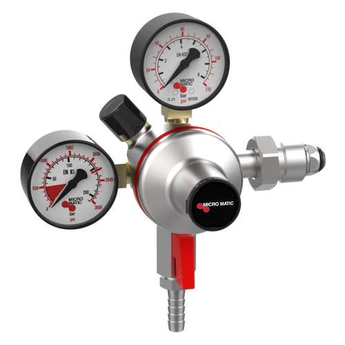 Micro Matic 942BN-PP Premium Plus High Pressure Double Gas Regulator