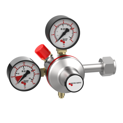 Micro Matic 942BN-PP Premium Plus High Pressure Double Gas Regulator