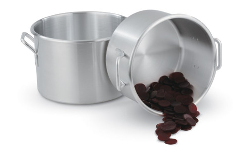 Vollrath 4332 12" W x 7.5" H 14 Qt. 3004 Aluminum Alloy with Welded Handles Sauce Pot