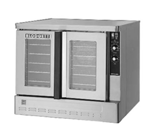 Blodgett ZEPH-100-G BASE Zephaire Natural Gas Single-Deck Convection Oven - 50,000 BTU