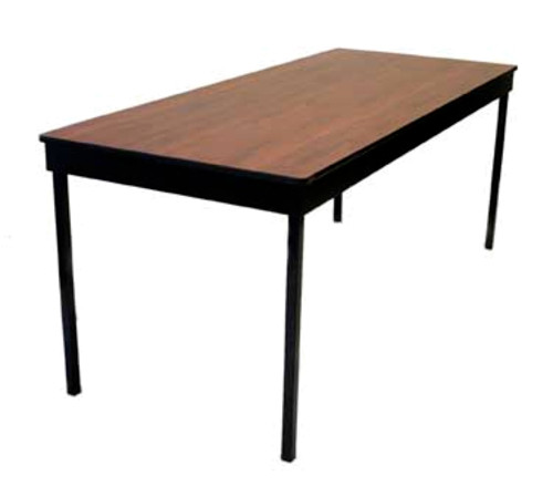 Maywood DLDEL3096 96" W x 30" D x 29" H Rectangle Plastic Glides Deluxe Folding Table