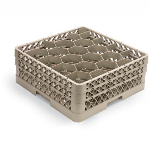 Vollrath TR11GGGGG 20 Compartment with 5 Compartment Extenders Traex Full Size Rack Max Glass / Stemware Rack