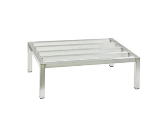New Age 6016 60"W x 24"D x 8"H 1500 Lbs. Aluminum Wall Tubing Dunnage Rack