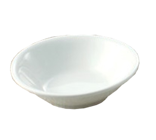 Yanco PS-32 3.5 Oz. White Porcelain Round Piscataway Fruit Bowl - Case/36