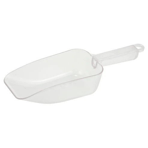 Winco PS-20 20 Oz. Flat Bottom Polycarbonate Utility Scoop