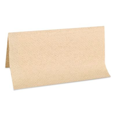 Essendant GENSF5001K 1-Ply Kraft GEN Single-Fold Paper Towels - 12 Packs of 334 Each