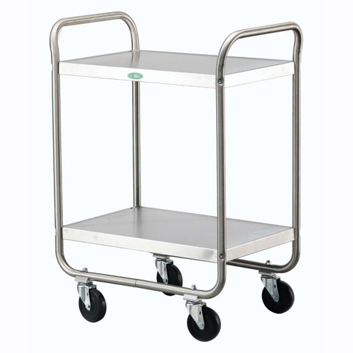 Lakeside 210 500 Lbs. Stainless Steel 2 Shelves Utility Cart