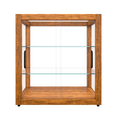 Koolmore KM-BDW-20L 2.5 Cu. Ft. Light Wood Finish 3 Tempered Glass Shelves Full Service Bakery Display Case