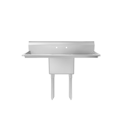 Atosa SS2424F11D24 72" W 18 Ga 304 Stainless Steel with Left and Right Drainboards One Compartment Sink