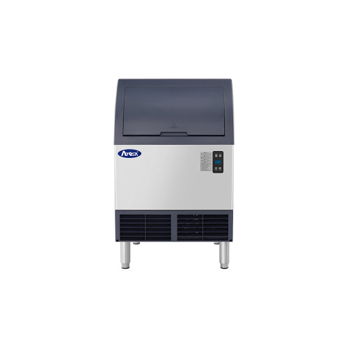 Atosa YRU0140A-161 140 Lbs. Production Capacity Stainless Steel Air Cooled Half Dice Cubes Ice Machine - 115 Volts