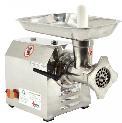 Omcan USA 23580 #12 Electric Meat Grinder - 110 Volts