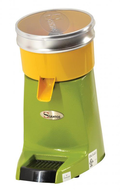 Omcan USA 39688 Stainless Steel and Aluminum Countertop Santos Citrus Juicer - 120 Volts 1-Ph