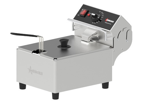 Omcan USA 47281 10 Lbs. Stainless Steel Electric Countertop Elite Series Fryer - 120 Volts