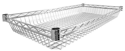 Omcan USA 47323 36" W Chrome Wire Basket