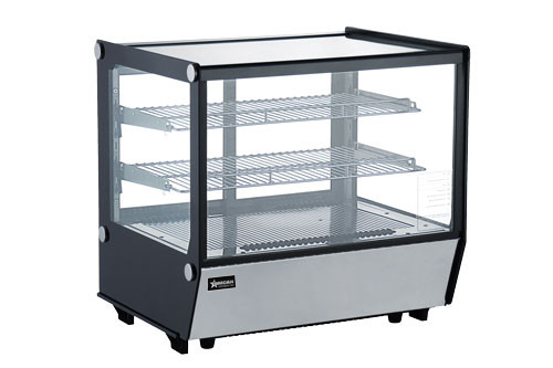Omcan USA 47107 22.4" W 2 Shelves Refrigerated Display Case
